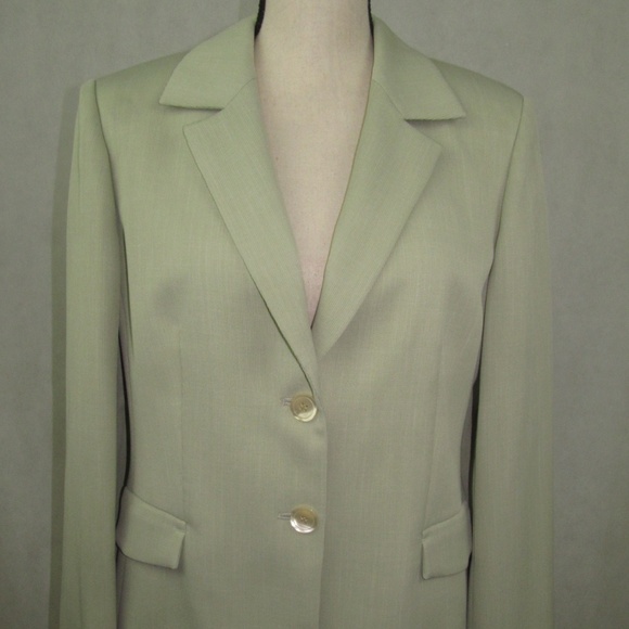 Jones New York Suit Jacket Blazer Size 10 Green - Picture 1 of 8